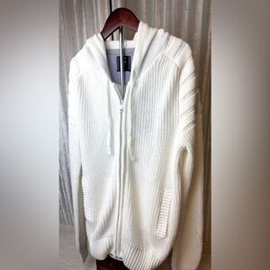 Fried Denim Women’s Hooded Zip up Sweater Size Small NWT​